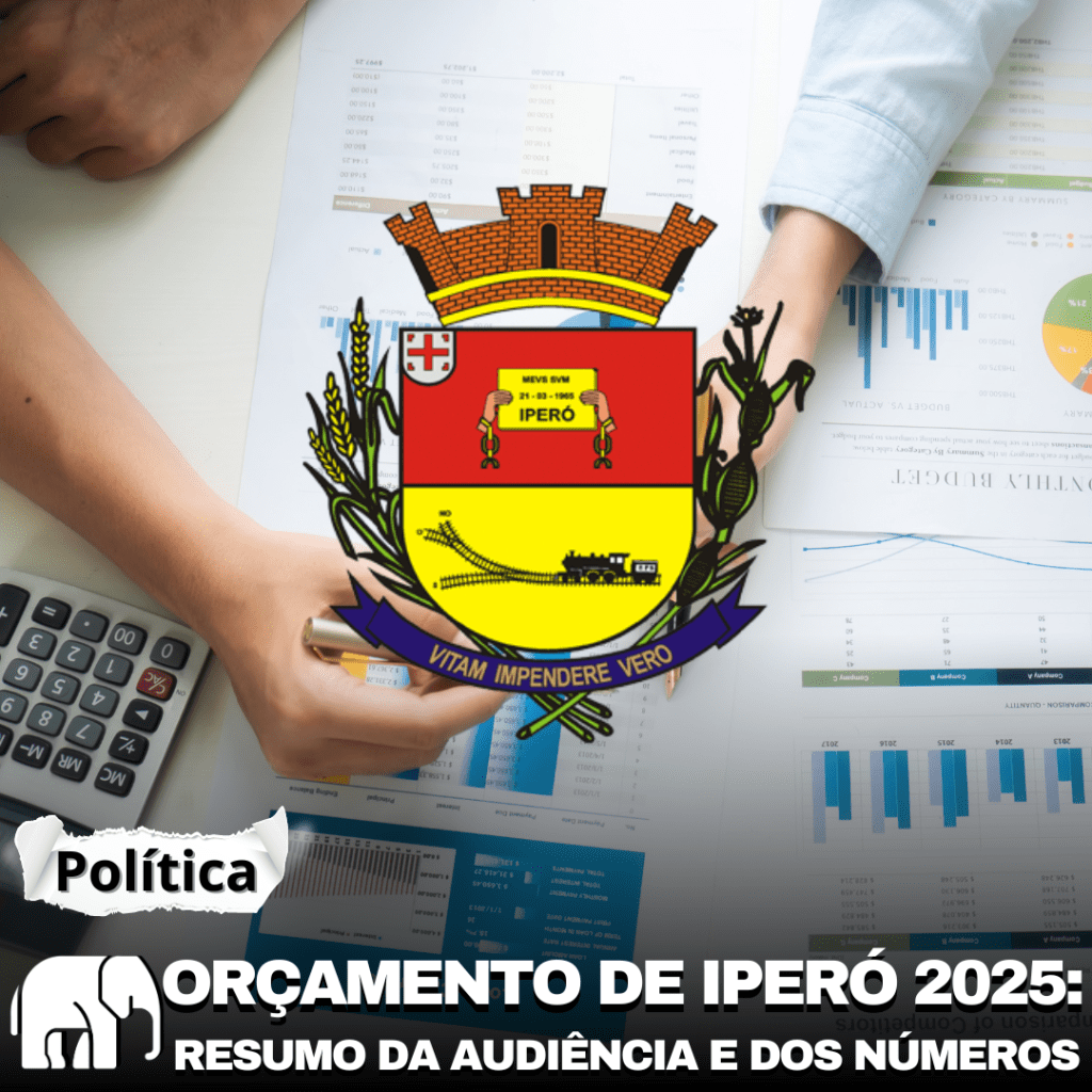 Orçamento de Iperó 2025: como foi a Audiência Pública e quais são os&nbsp;números